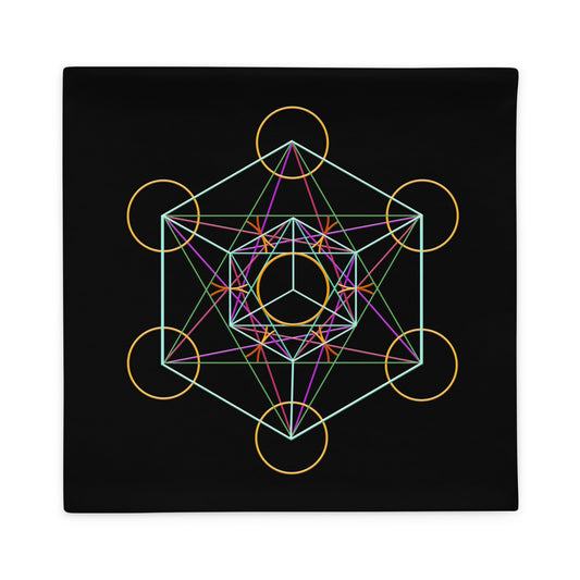 'Metatron's Cube' Pillow Case