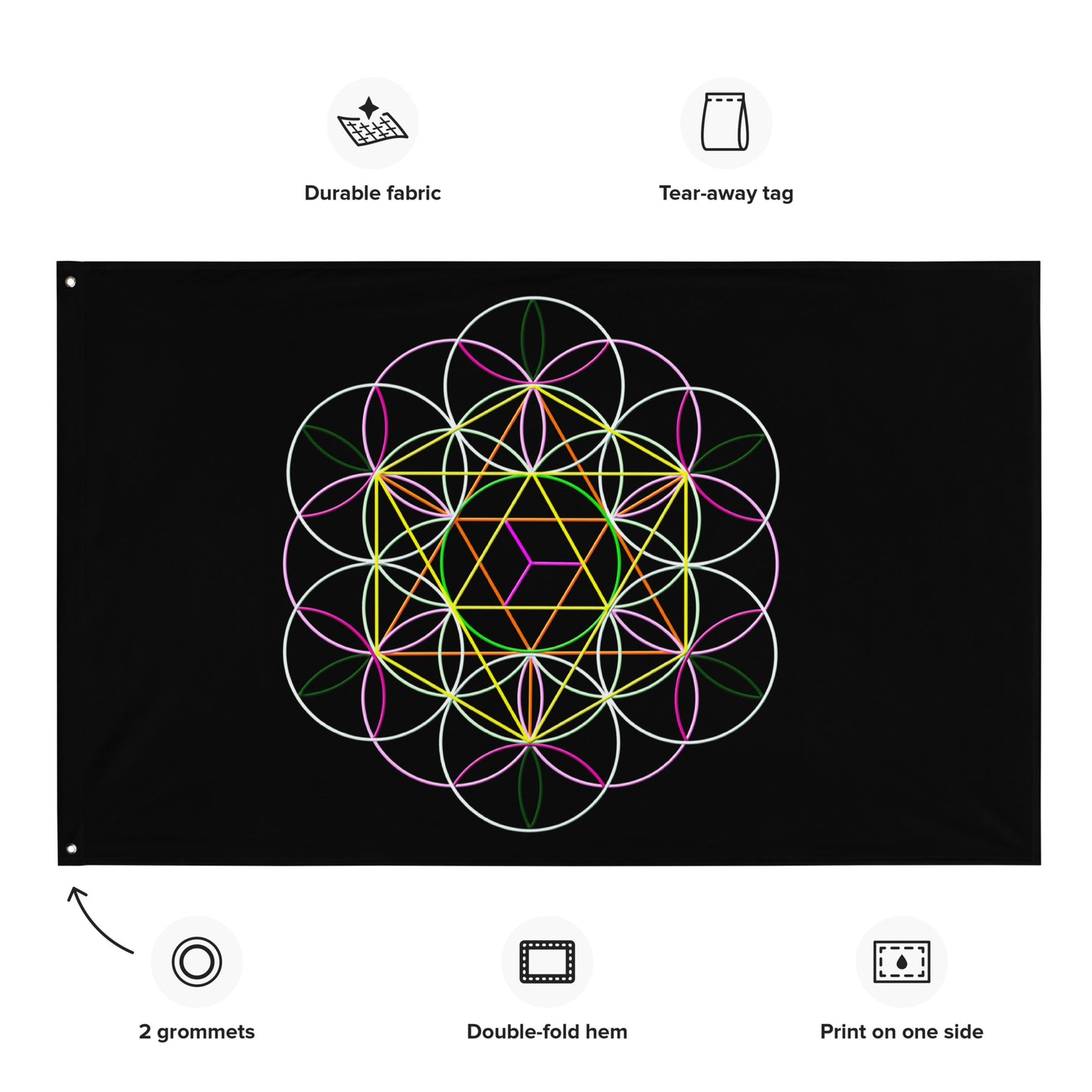 'Flower of Life' Flag