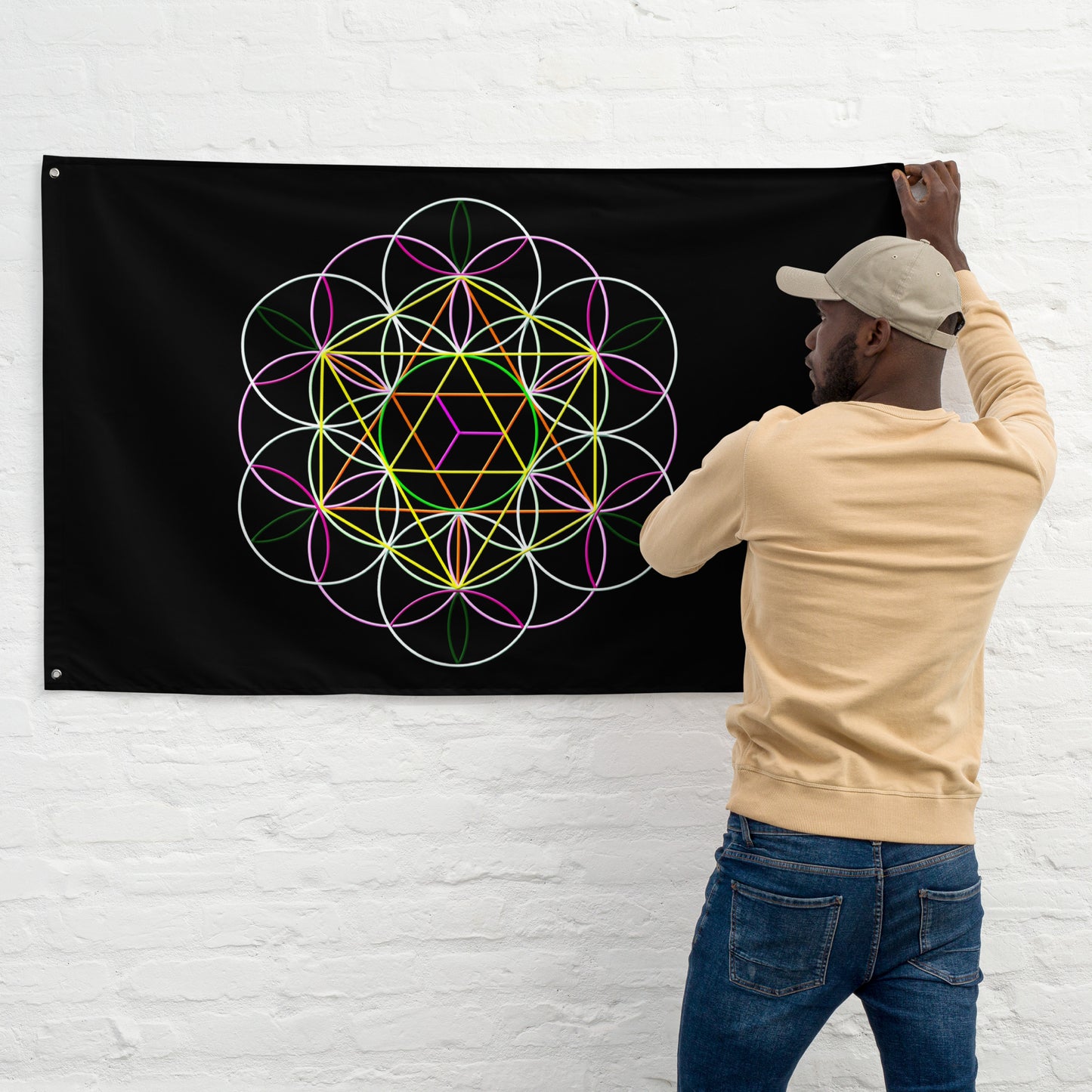 'Flower of Life' Flag