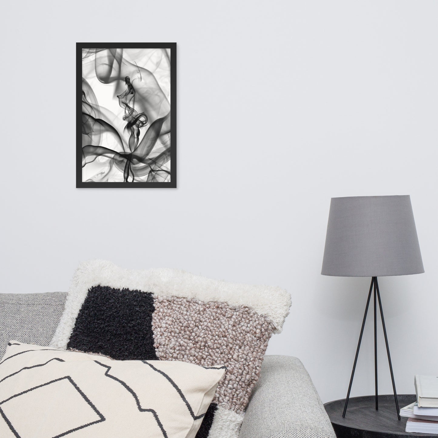 'Smoke & Mirrors' Premium Luster Photo Paper Framed Poster