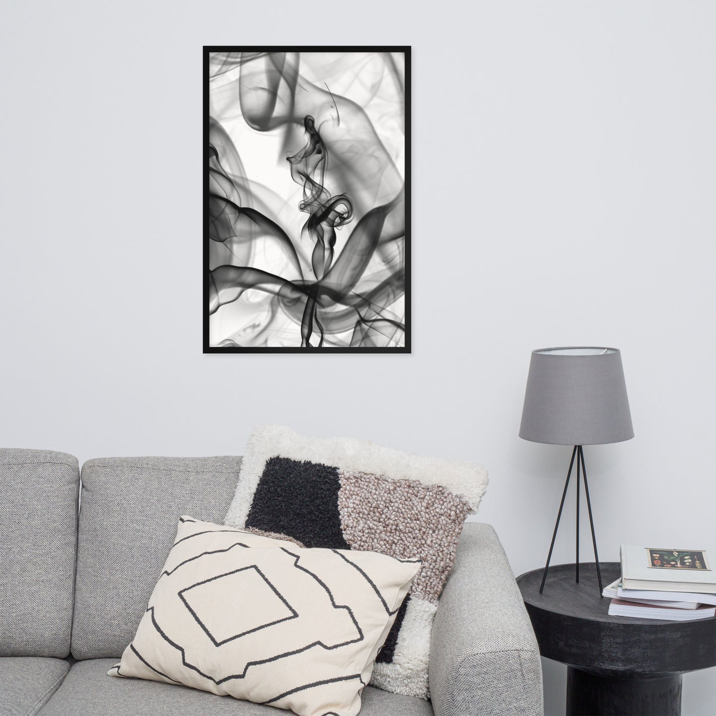 'Smoke & Mirrors' Premium Luster Photo Paper Framed Poster