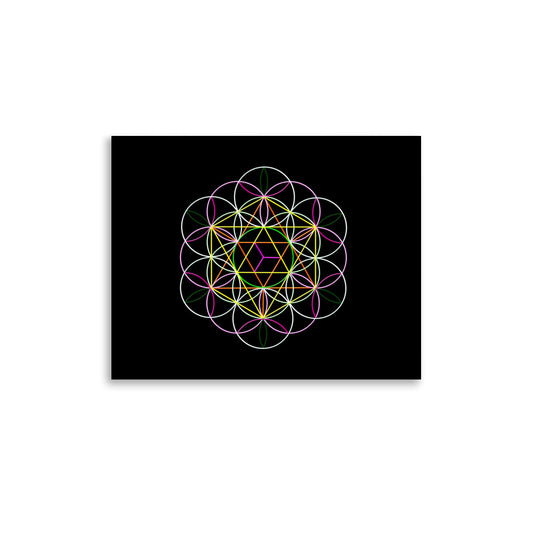 'Flower of Life' Premium Luster Photo Paper Poster