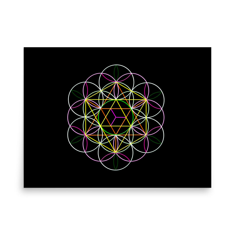 'Flower of Life' Premium Luster Photo Paper Poster