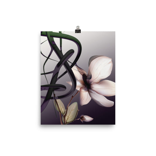 'Mathematical Orchid' Premium Luster Photo Paper Poster