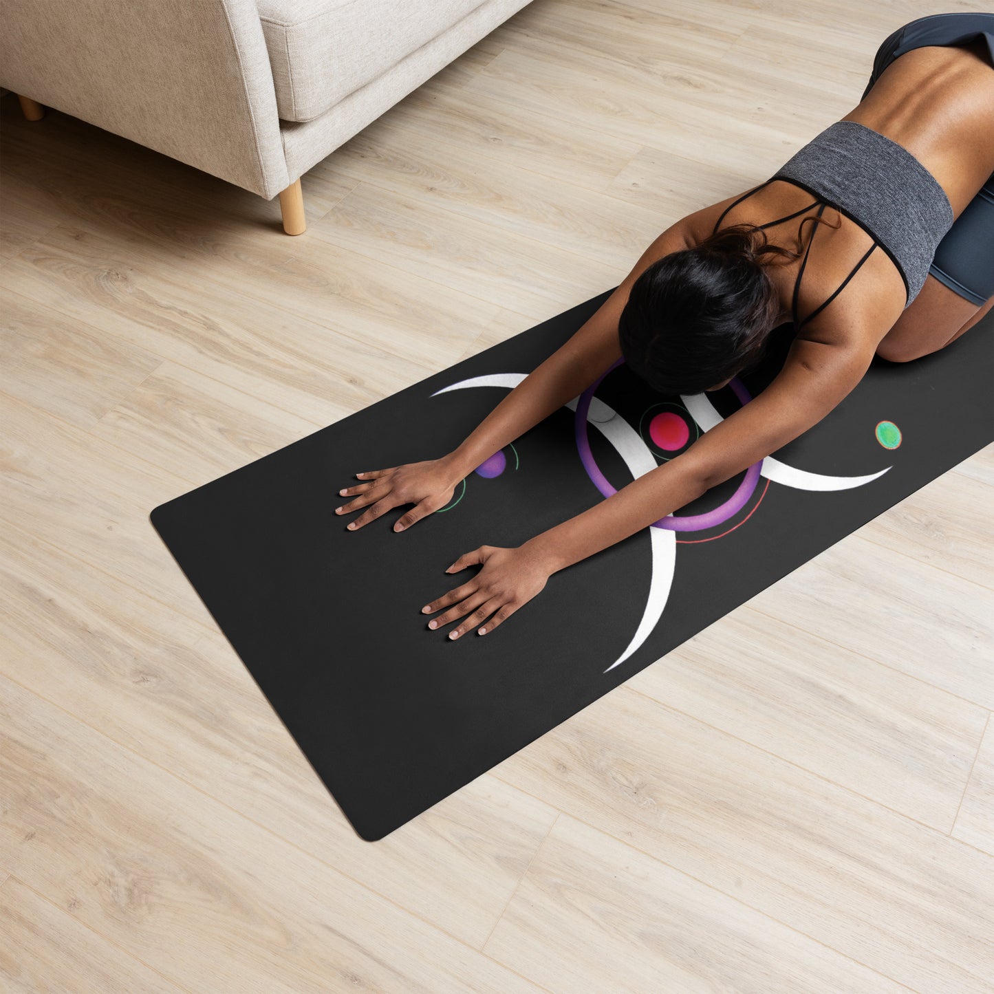 'Moons' Yoga Mat