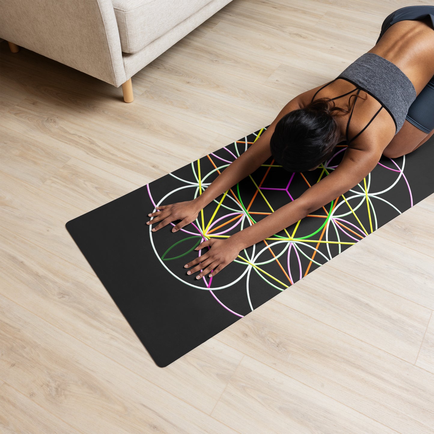 'Flower of Life' Yoga Mat