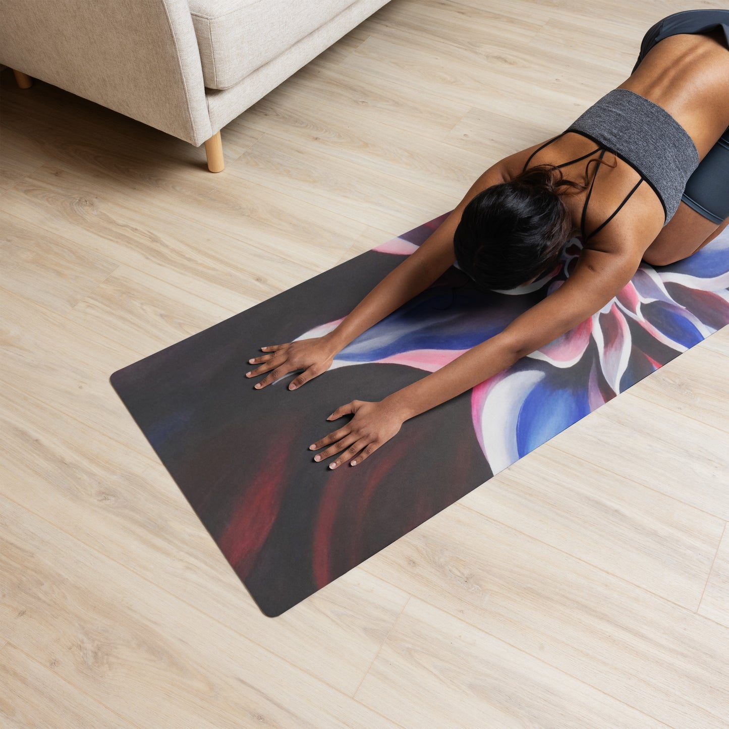 'Mysterious Delia' Yoga Mat