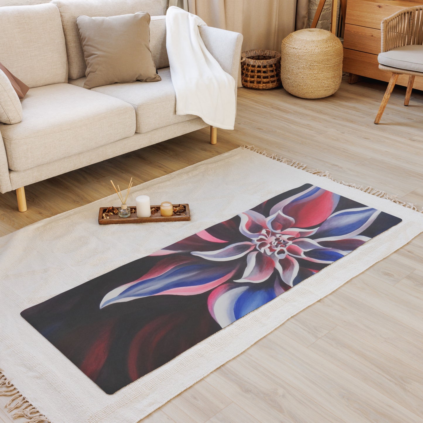 'Mysterious Delia' Yoga Mat