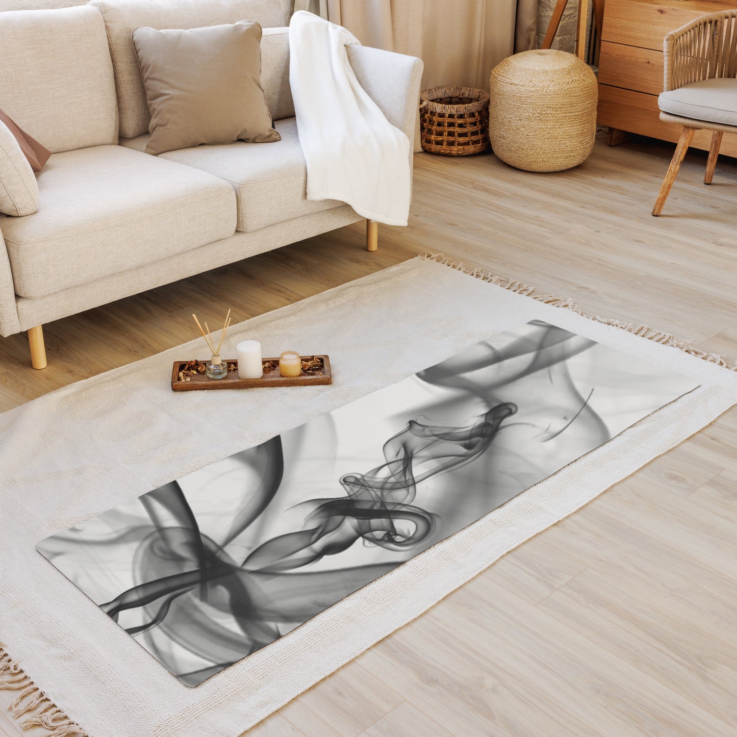 'Smoke & Mirrors' Yoga Mat