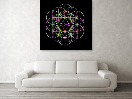 'Flower Of Life' Giclée Art Print Giclée Art Print Heather Crowther Art 